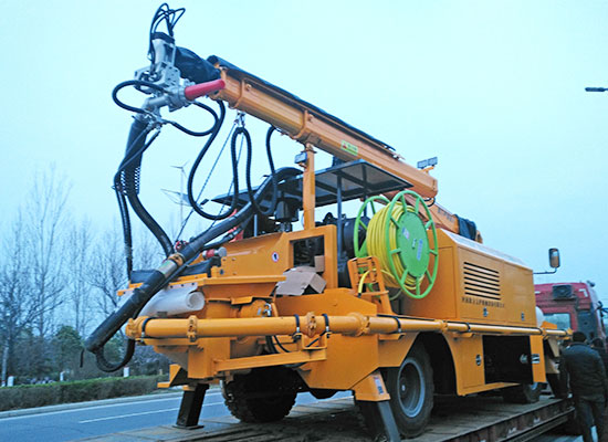GHSP3016混凝土濕噴臺(tái)車(chē)發(fā)貨現(xiàn)場(chǎng)
